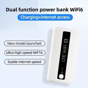 [MiFi Portable] Modem 4G LTE WiFi Portable Dengan Dua Fungsi Modem WiFi dan Powerbank 8000 mAh Untuk Koneksi Internet Cepat dan Portabel