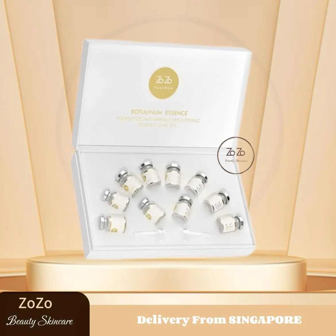 ZOZO Polypeptide Anti-Wrinkle Brightening Essence Care Set