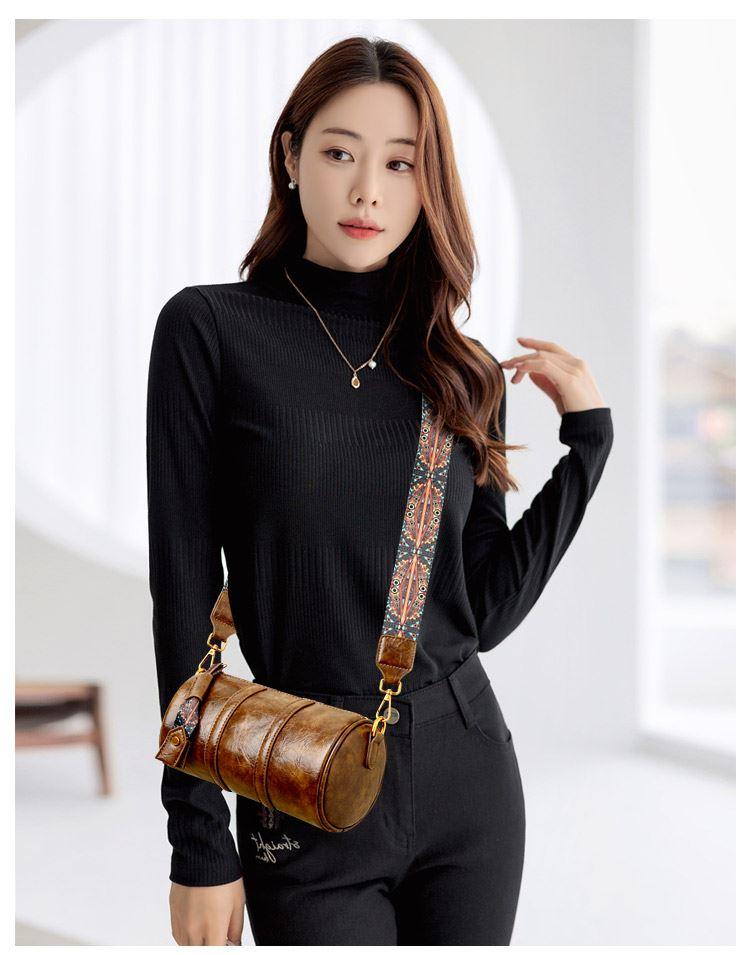 Tas Wanita Retro Baru 2025 Tas Bahu Serbaguna Desain Ceruk Kelas Atas Tas Silinder Mewah Ringan Multifungsi untuk Berbagai Kegunaan Tas Wanita Retro Baru 2025 Tas Bahu Serbaguna Desain Ceruk Kelas Atas Tas Silinder Mewah Ringan Multifungsi untuk Berbagai Kegunaan