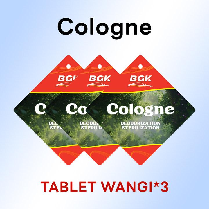 BGK Car Fragrance Card / Kartu Aoma Mobil /Aroma cologne, portable, wanginya tahan lama, bisa dipakai di tas, lemari, dan mobil / Kartu aroma mobil BGK, liontin