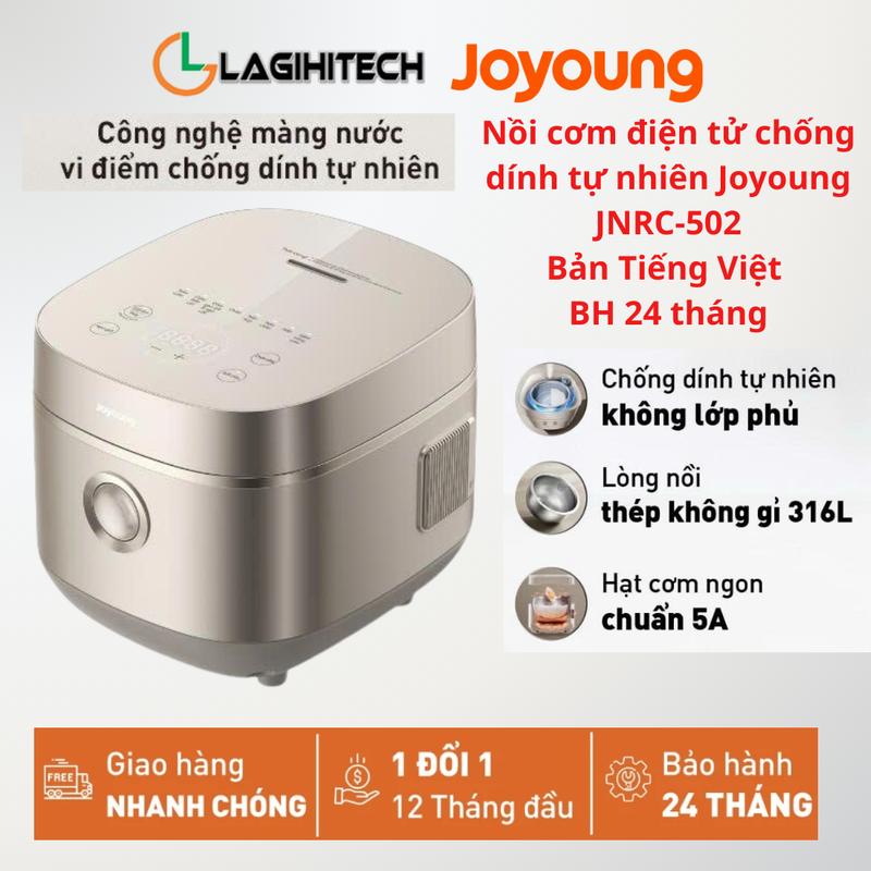 LIVE Nồi cơm điện tử chống dính tự nhiên Joyoung JNRC-502 - Hàng Chính Hãng - Bảo hành 24 tháng