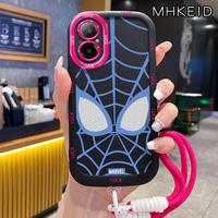 Gambar MHKEID Casing Hp untuk Realme C67 12 Lite Case Pola Laba-laba biru Kasing Silikon Softcase kepulan krim Kesing Tali gantung Gelang Casing - Gaya1, Realme C67 4G dari MHKEID MALL Kab. Tangerang 3 Tokopedia