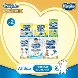 [Exclusive Creator] MamyPoko Multivariant 2 Pack All Size - Popok Celana / Popok Tape