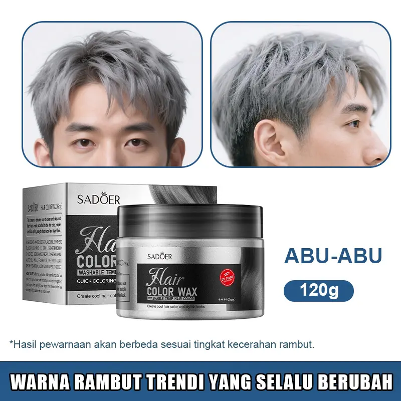Pewarna Rambut Sekali Pakai Tahan Lama dan Mudah Dicuci