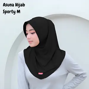 Hijab Instant Sporty Jilbab Bergo Hamidah Instant Pet Size M Simple