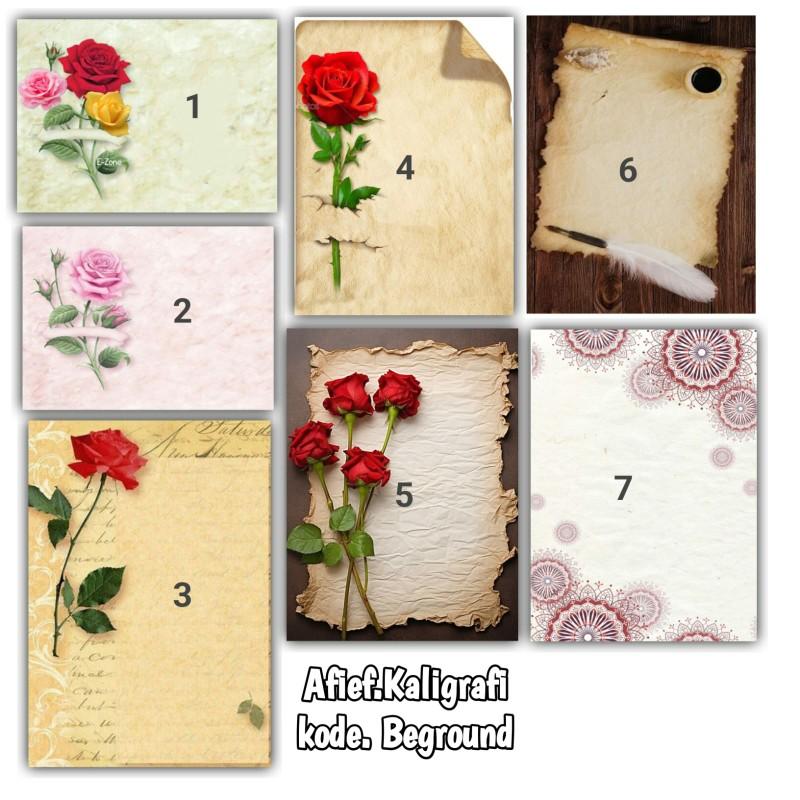 Product Introduction of Kaligrafi Nama  Biodata kelahiran Anak + pigura bisa request dan foto 3