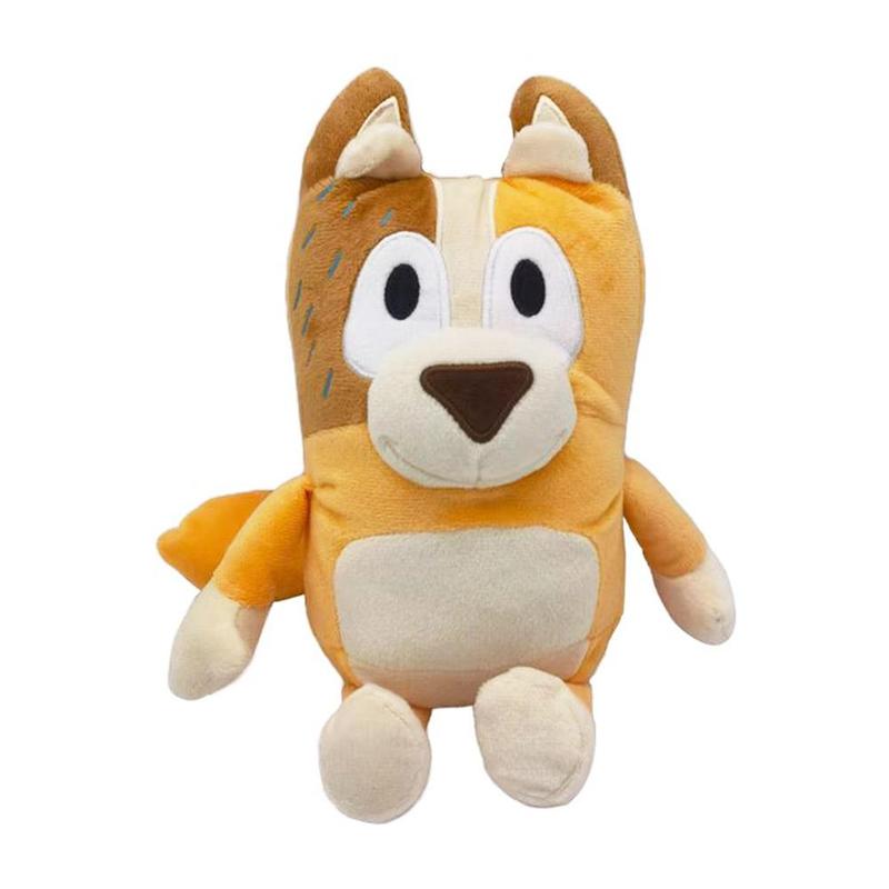 Product Introduction of Bluey Plush Toys 28cm Bluey Lucky Dog Plush Toys Kids Stuffed Cartoon Doll Children Babys Xmas Birthday Gift 38