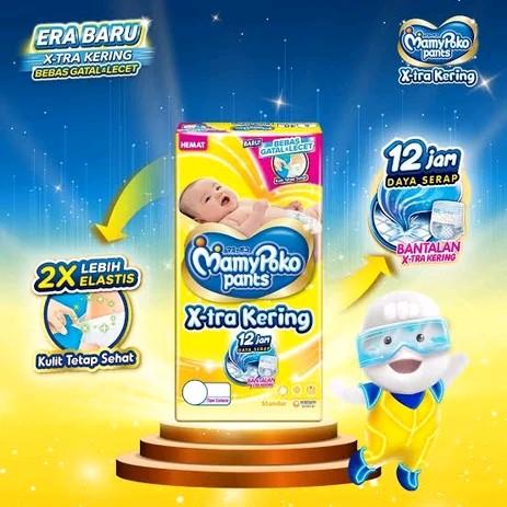 MamyPoko Standar X-tra Kering Popok Celana Ukuran JUMBO 1