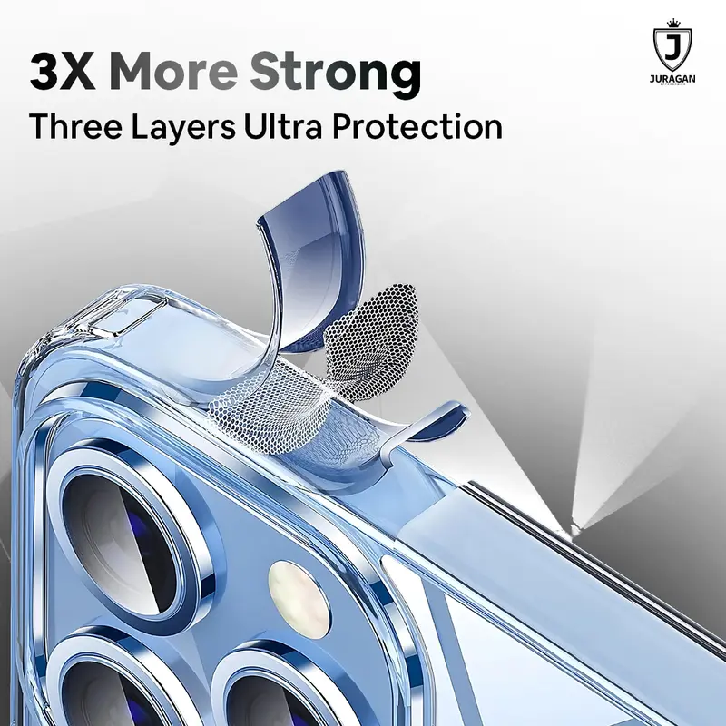 Casing Magnetic Case Untuk Iphone 16 Pro Max 16 Plus 15 14 11 13 12 11 Promax 14 Plus Bumper Casing Cover Crystal Protection Hybrid Silicone Aksesoris 1