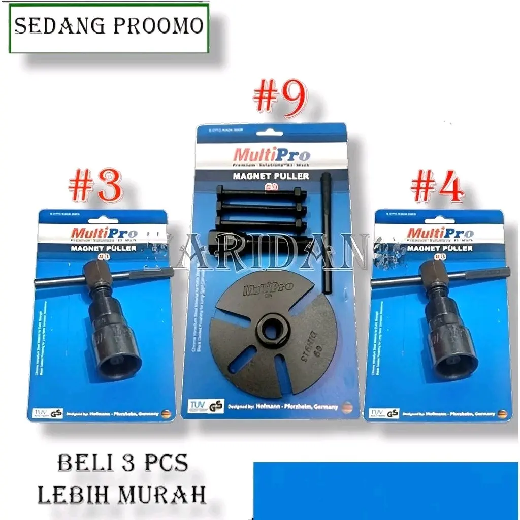 Aneka tools Treker Multipro Set Kunci Treker magnet pull Paket Treker Kunci #3#4#9 - paket hemat ALAT