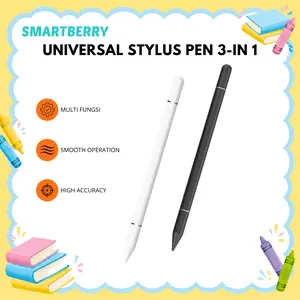 STYLUS PEN 3 IN 1 Universal - Pulpen + Stylus Layar Sentuh + Ujung Presisi untuk Semua Tablet & Smartphone