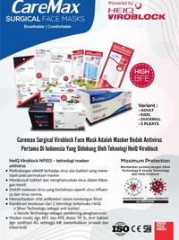 Gambar Masker Medis Caremax 5 PLEATS Heiq Viroblock ORIGINAL dari Belle Couture Kota Administrasi Jakarta Selatan 3 Tokopedia