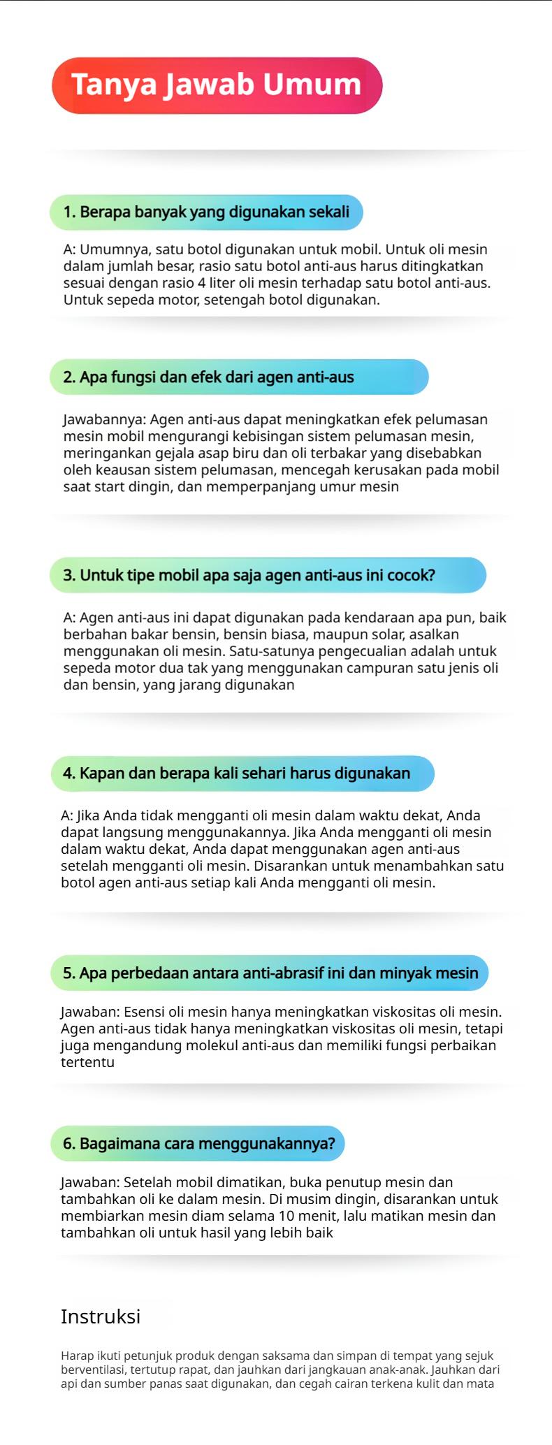 Engine Oil Antiwear Protector High Efficiency Additive Antiwear Agent Noise Suppressor Strong Cure