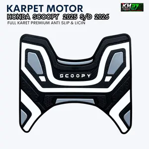 KM272 Karpet Motor Honda SCOOPY 2025-2026 / Pijakan Kaki Motor SCOOPY 2025-2026 / Anti Licin