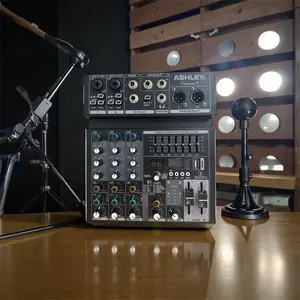 Mixer 4 Channel Ashley Premium 4 Original Garansi Resmi Metal Pc Equalizer Soundcard