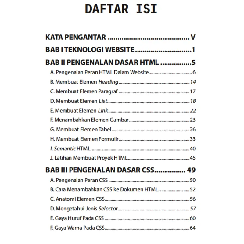 Buku Master Coding HTML, CSS & Javasript : Menggunakan Visula Studio Core - Aef Saeful Rohman - Anak Hebat Indonesia 3
