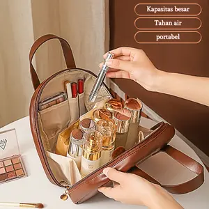 TANTOMI Tas Makeup Wanita Pouch Makeup Wanita Pouch Travel Tas Skincare Portable Dengan Desain Elegan Dan Fungsional
