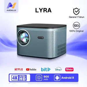 [EXCLUCIVE AFRIANPP X AVIEWLUX ] AVIEWLUX LYRA Smart Proyektor LCD - Android 9 - 900 ANSI  - 4K Decoding - WiFi 6 & Bluetooth 5.2 -Portable Projector