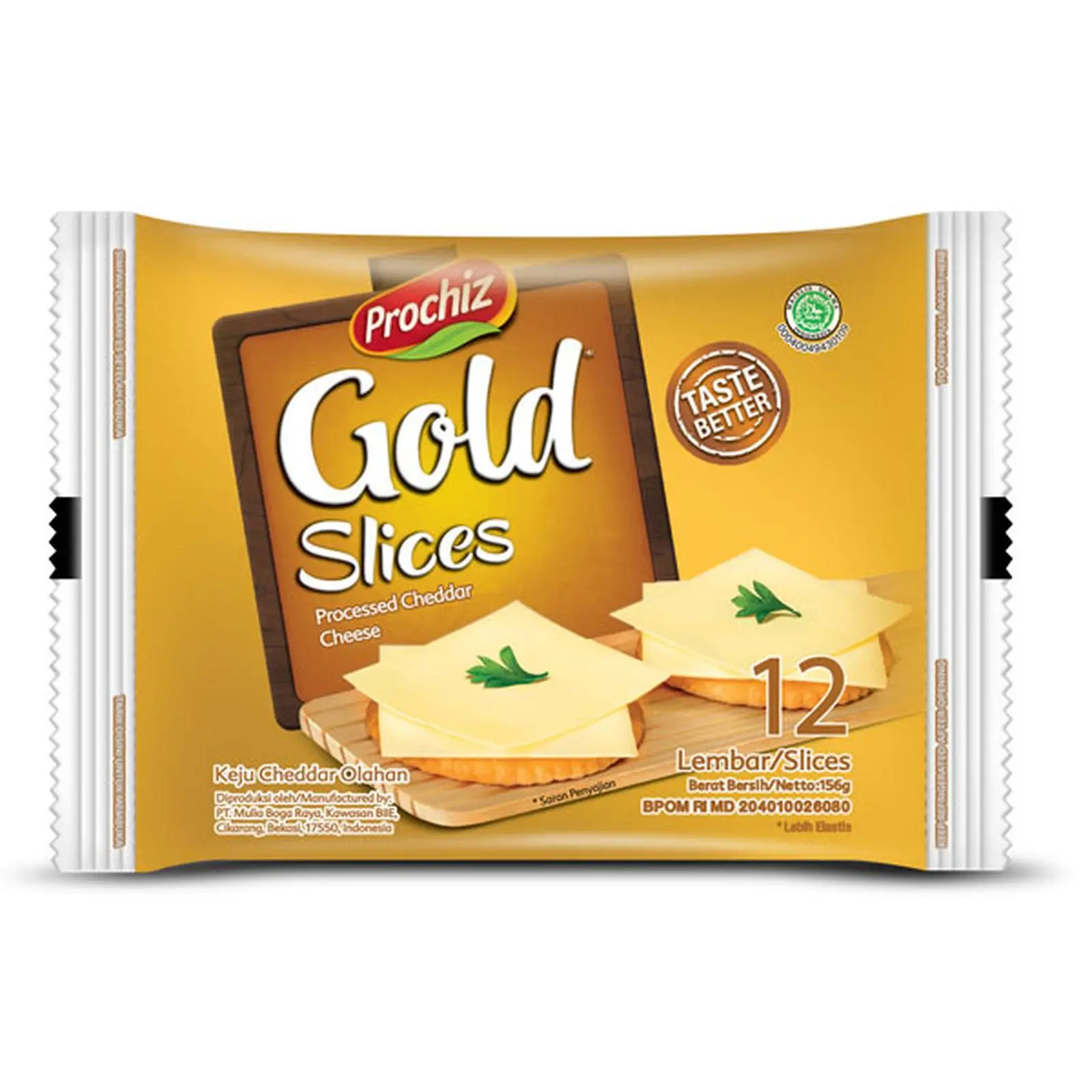 PROCHIZ GOLD KEJU SLICE GOLD 12 Slices Gold Slices