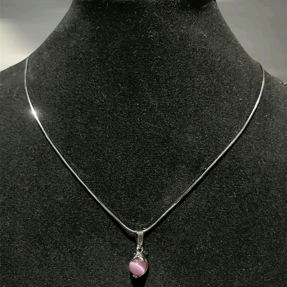 Aksesoris Fashion Wanita Kalung Liontin Korean - Kalung Silver Titanium