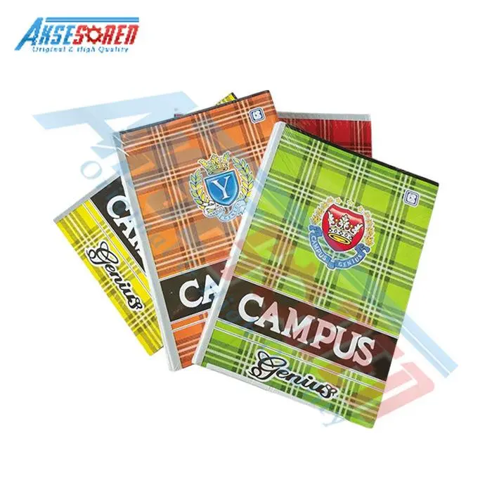 Buku Tulis Sekolah Campus Genius 42 Lembar [1 Pack/6 Buku] / Buku Tulis Boxy Genius notebooks / Buku Kampus 1 Pak / Perengkapan Sekolah / Buku Catatan Kertas Paper Stationery 4