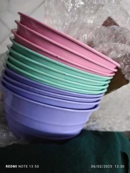 Product Review of (12 PCS) MANGKOK ESTETIK / MANGKOK PLASTIK MURAH / MANGKOK AESTHETIC / MANGKUK SET / UNGU / HIJAU / PINK from i**o 1