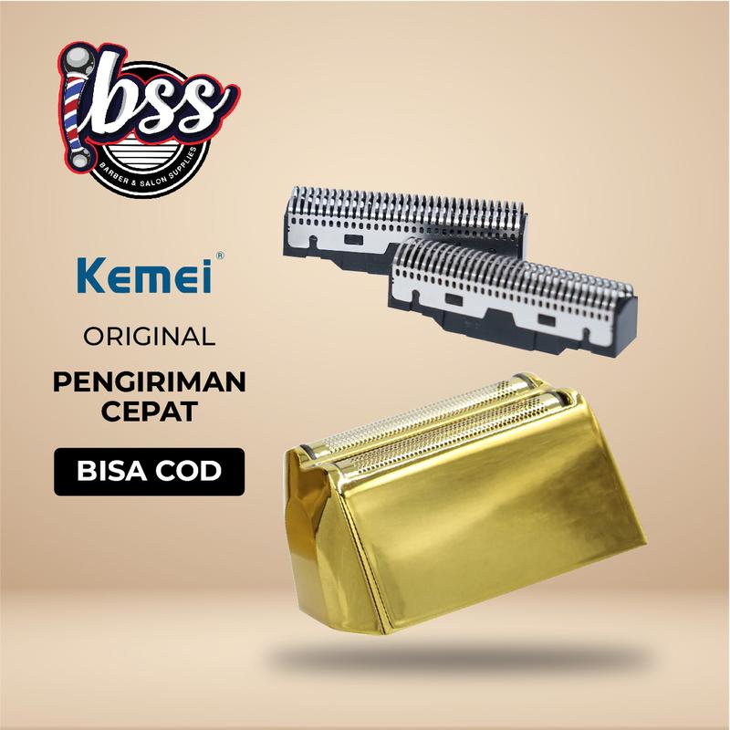 KEMEI SPARE PART BLADE & FOIL / MATA PISAU CUKUR KEMEI / BLADE CLIPPER / BLADE TRIMMER / BLADE SHAVER / KEMEI ORIGINAL / IBSS / INDOBARBERSUPPLY 4