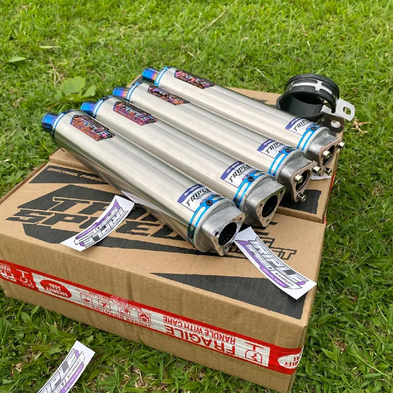 Silincer Knalpot Ninja 2tak R/RR/SS Original Triplespeed Premium Quality - Motorcycle 3