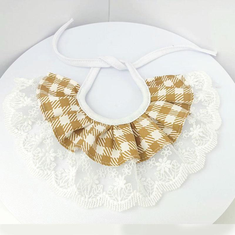 Product Introduction of Lace Dog Cat Neckerchief Collar Vintage Scarf Pet Bib Dog Cat Tie Lace Collar Bib Napkin 16