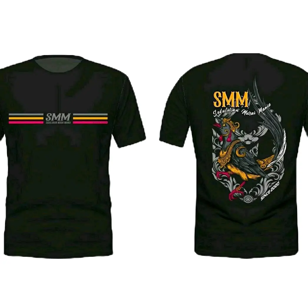 Kaos SMM Bermahkota screen printing plastisol premium Katun Distro