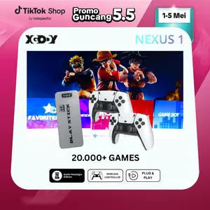 XGODY Nexus 1 - Play Stick - Dual Joystick Controller - 20.000+ Games Retro - Wireless -  Untuk Proyektor & TV