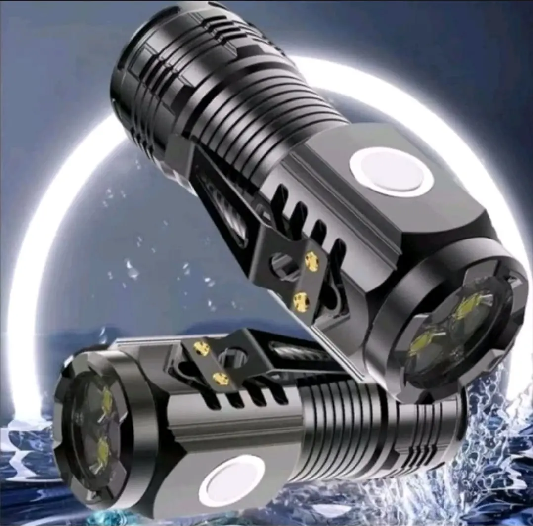 Murah Senter Mini Led 3 Mata Super Terang