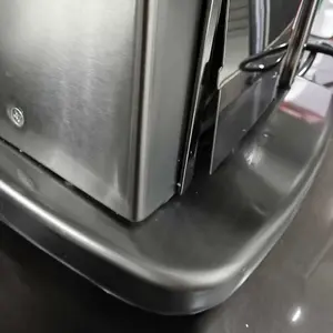 Tixx Mesin Pembuat Mie Otomatis 135W 3 Pisau 2.5MM & 4MM & 9MM Stainless Steel 316 Food Grade Multifungsi Mesin Giling Mie Rumah Anti Lengket Peredam Suara Cepat Dibuat Alat Cetak Mie Bulat Lebar Kulit Pangsit Pizza Mudah Dipakai Mesin Mie