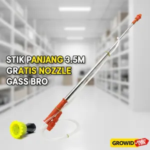 Stik sprayer elektrik panjang stik sprayer teleskopik 3.5meter stik semprotan hama 3.5 meter/ Stik Sprayer Teleskopik Panjang 3,5meter 4,5 meter