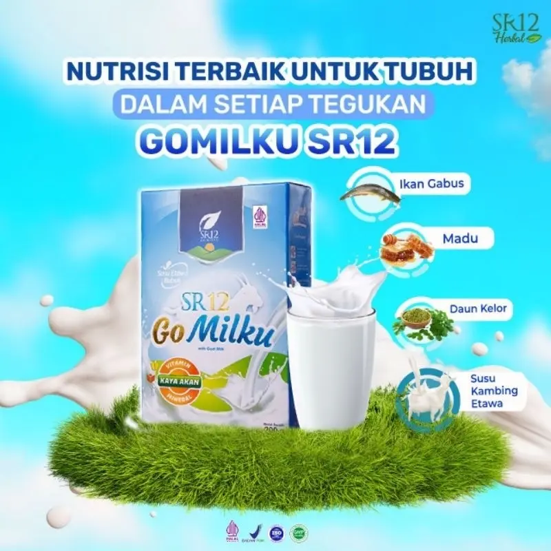 Go Milku SR12 Susu Kambing Etawa Premium 600gr Tanpa Gula kesehatan