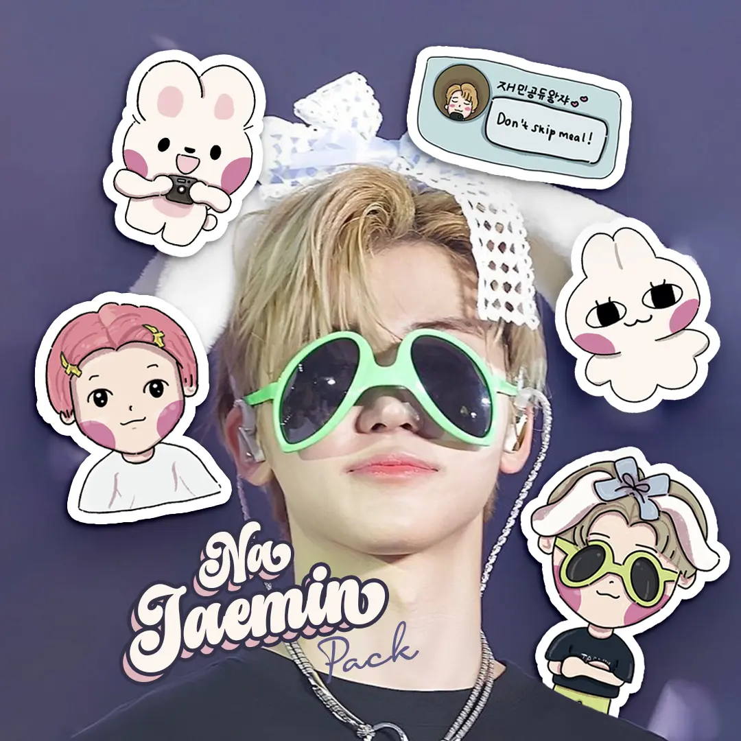 Stiker Vinyl NCT Dream - Na Jaemin Matte | Sudah Digunting Cutting & Waterproof, Cocok untuk Laptop Casing, Tumbler, Journal, Binder.