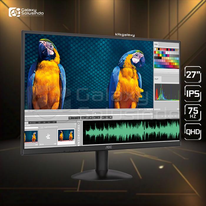 Gambar AOC Q27B30E 27 Inch IPS 4ms 75Hz QHD Monitor dari GASOL KALIURANG Kota Malang Tokopedia