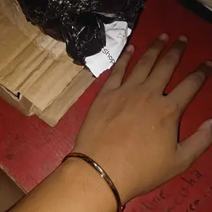 Swasa nagita lebar 3/4/5 mm dewasa & anak polos Gold Bracelets Perhiasan Rose Gelang suasa suwasa