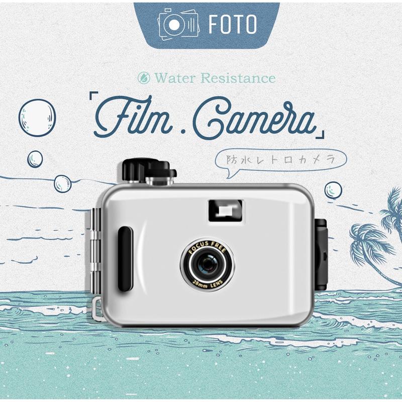 135mm film camera, retro style, multi ins, waterproof, without flash, photo, V2 version, including 135mm film film 0
