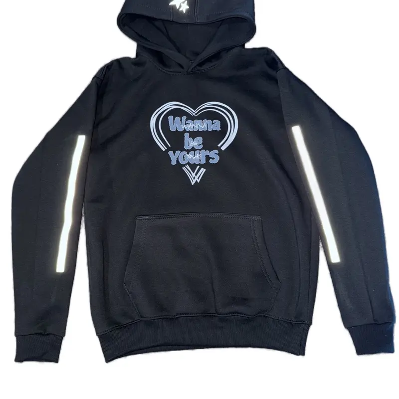 hoodie wanna be yours bahan katun fllece gm 330 Pria Wanita Unisex 0