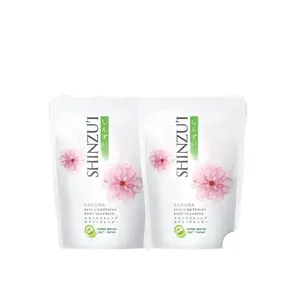 PAKET 2 PCS SHINZUI SABUN CAIR 380Ml /400 ML  Mandi Cair Membersihkan Berminyak Niacinamide Kering Kotoran body serum sabun  cair Scrub Tubuh