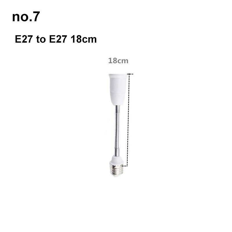 Product Introduction of E27-E27 Adapter Flexible AC E27 To 2 E27 bulb Base power Socket plug Converter LED Light Lamp  Extender Holder  SGK 129