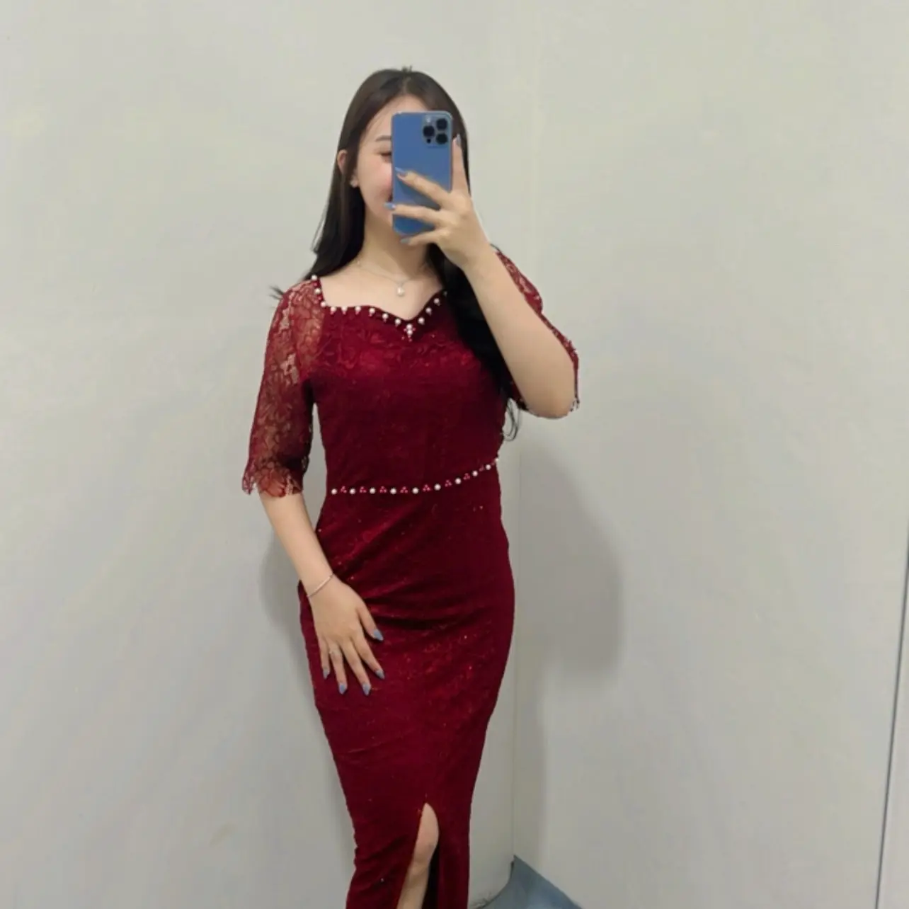 Dress Brukat FELI // Dress Brukat wanita // Dress brukat kondangan // Dress pesta // Dress seragam // Dress kondangan Gaun Mewah Panjang lamaran bridesmaid outfit