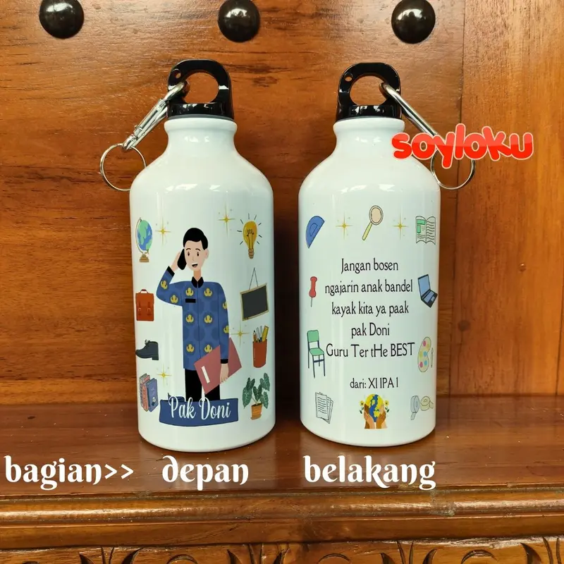 Kado Guru hadiah Kenang-kenangan hari guru ulang tahun tumbler botol air minum custom teachers hampers giftbox 1