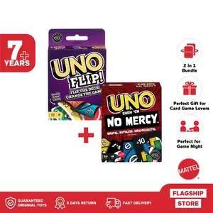 Bundle Uno Flip & Mercy - Permainan Kartu