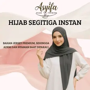 Hijab Segitiga Instan/Hijab Jersey MURAH BERKUALITAS Panjang