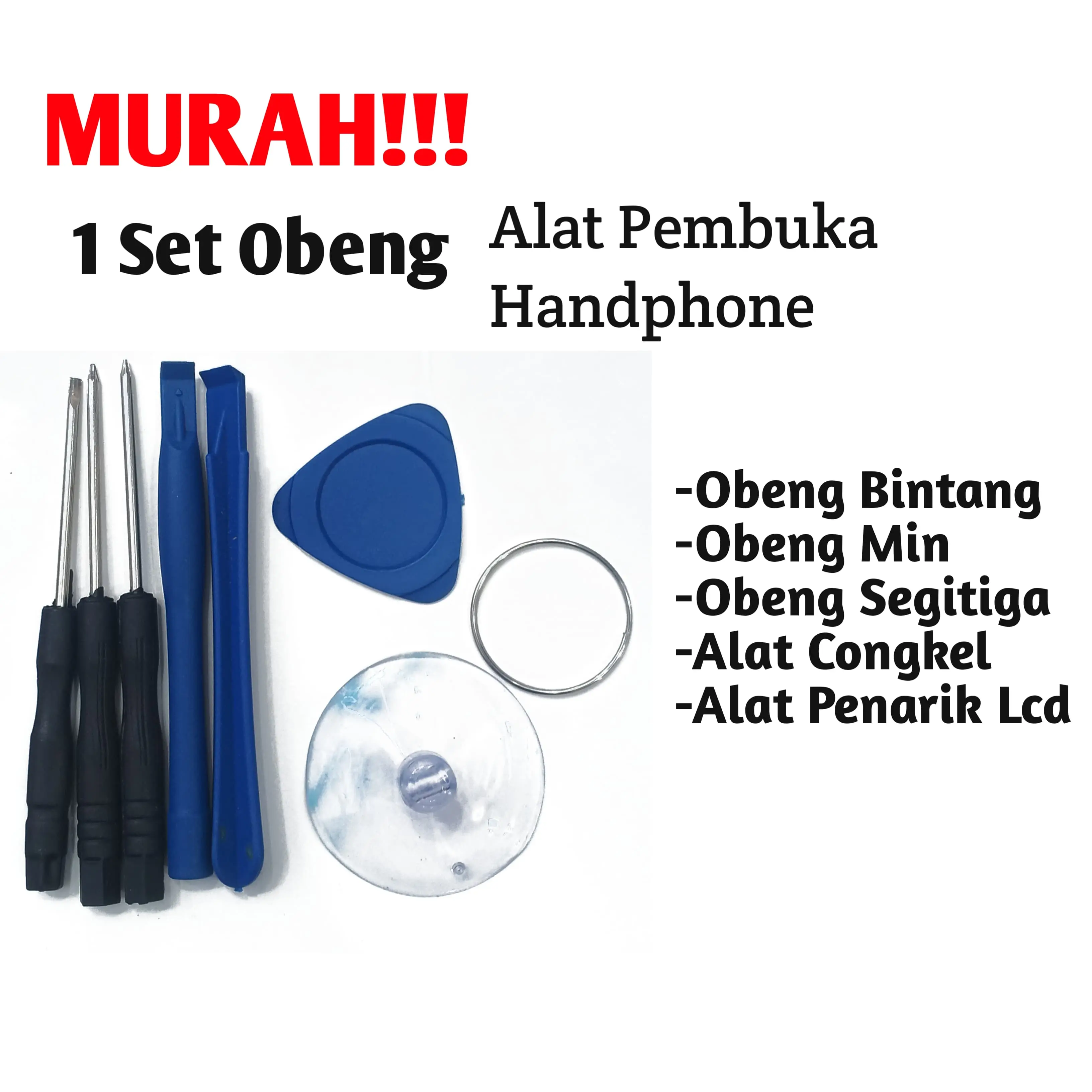 OBENG MINI FULL SET / ALAT PEMBUKA HANDPHONE