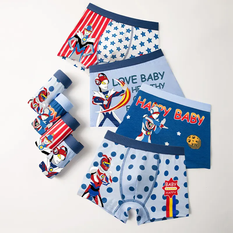 3PCS Celana Dalam Anak Laki-Laki Kartun Fashion Anak Katun Bernapas CD 0