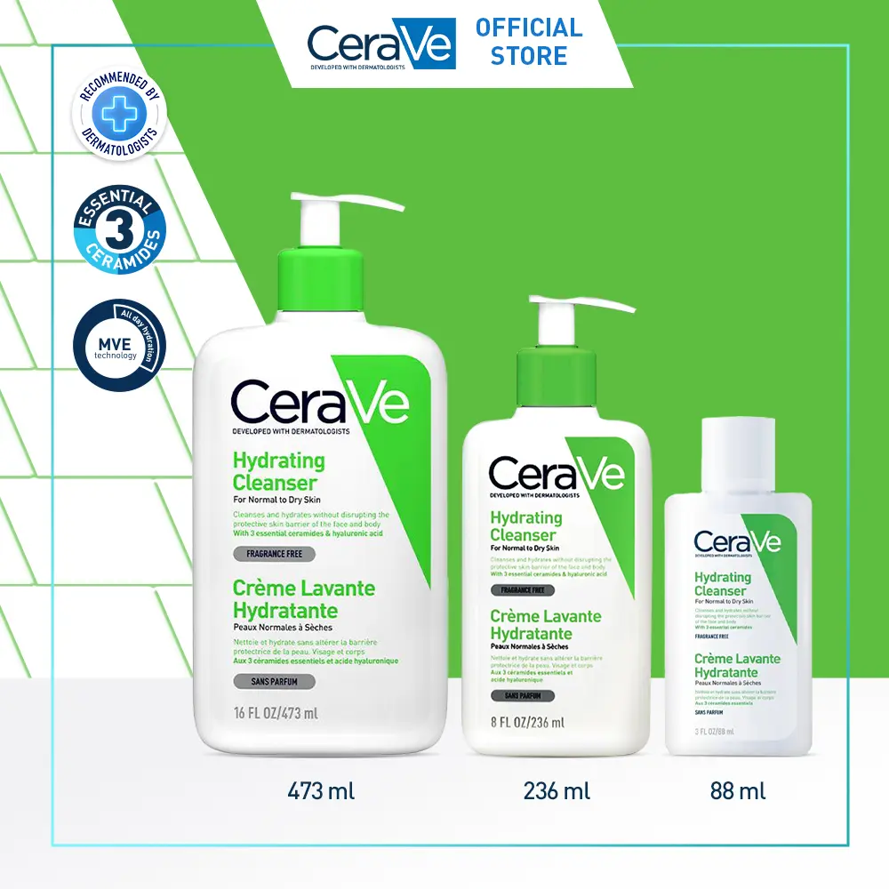 [EXCLUSIVE FLASH SALE] CeraVe Hydrating Cleanser