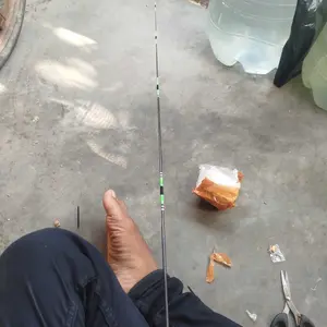 Joran wader satu set super lentur minimalis 100cm